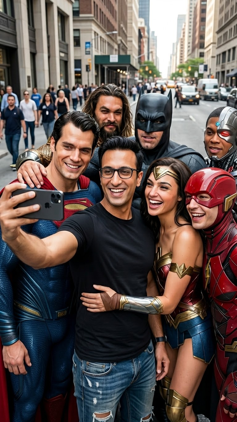 Justice League Selfie