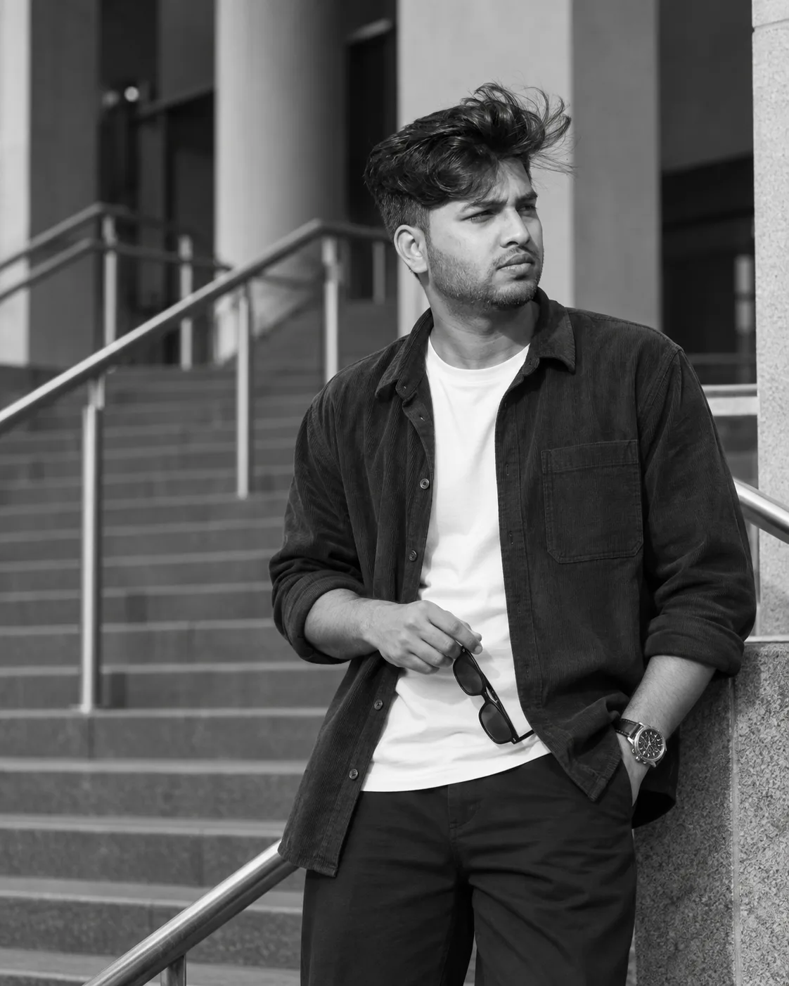 Monochrome Urban Portrait