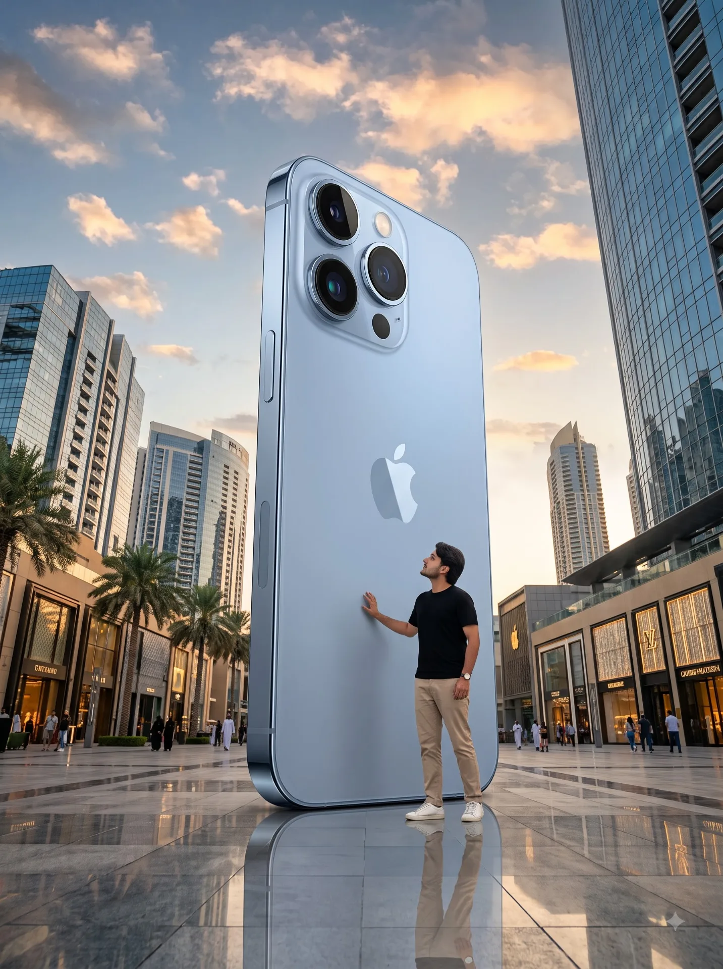Man with iPhone