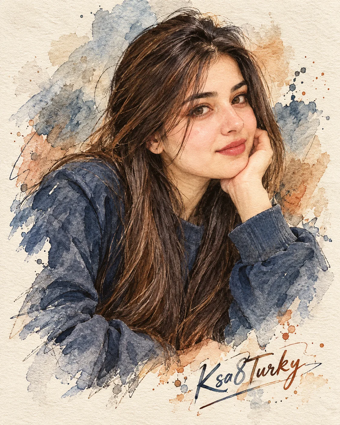 Hand-Painted in Watercolor | Promptzy