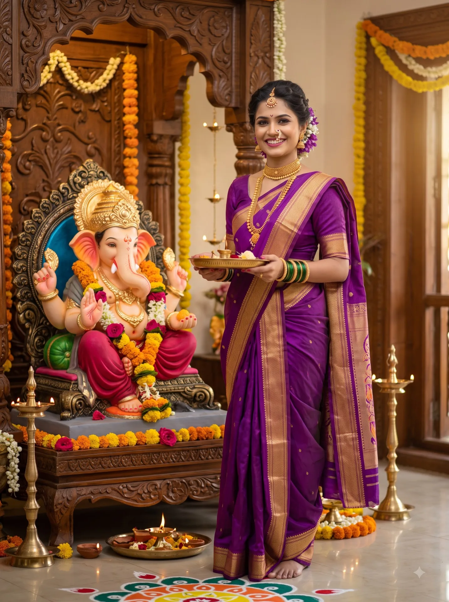 Ganesh Chaturthi Special Image Generation AI Prompt