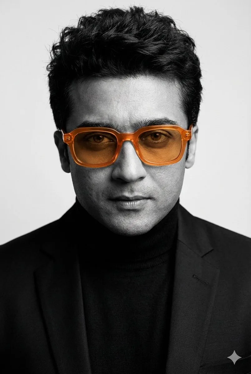 close-up studio portrait