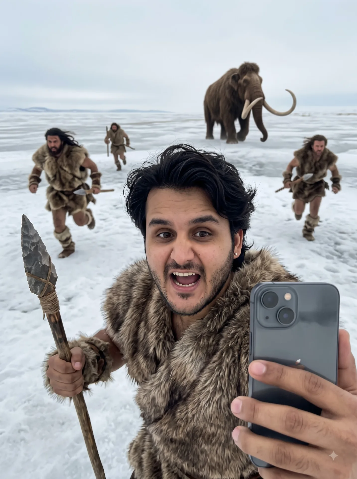 Selfie - A real prehistoric ice-age