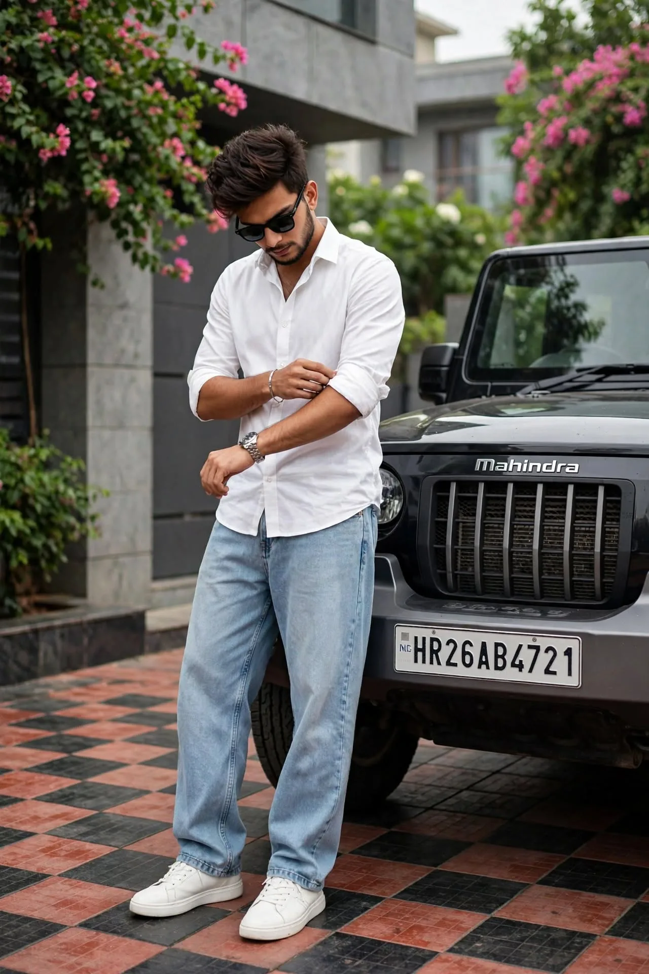 Ultra-Realistic Thar Lifestyle Portrait - White Shirt Aesthetic | Identity Lock