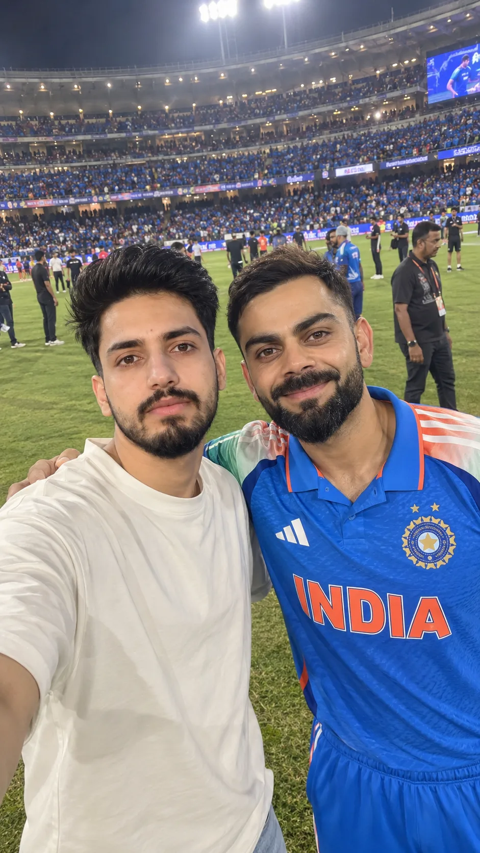 Selfie with Virat Kohli