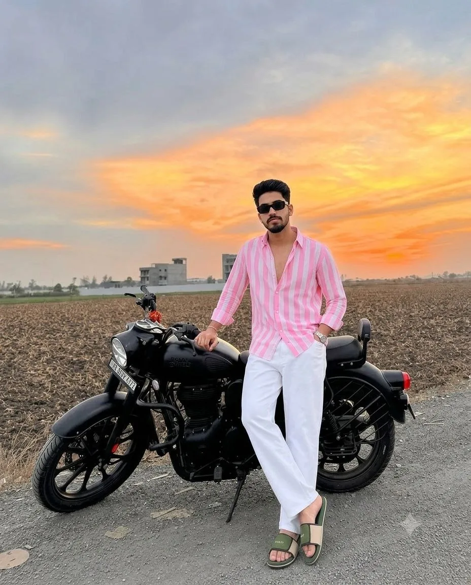 Evening Royal Enfield DSLR Photography