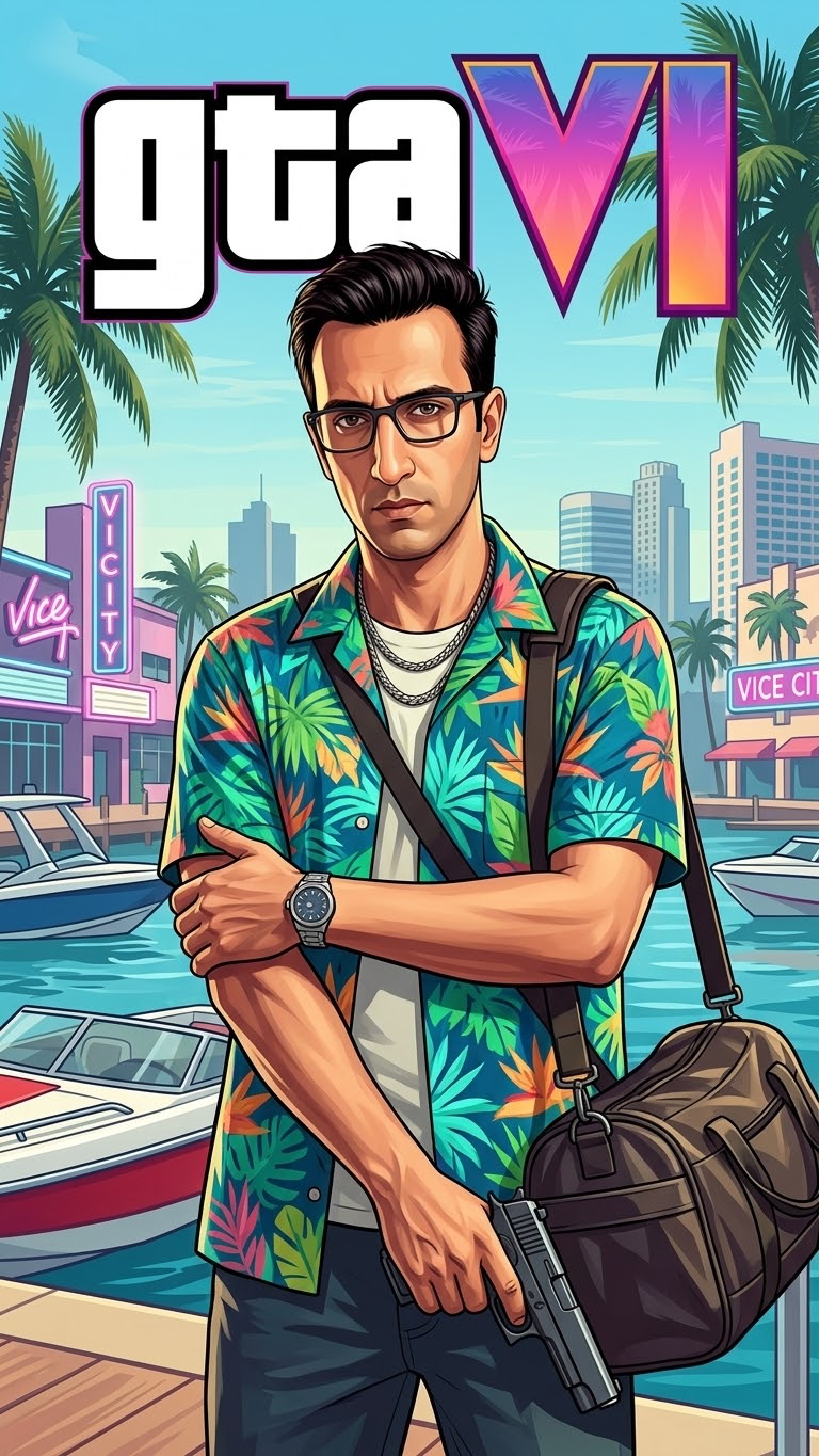GTA-Style Custom Protagonist Portrait