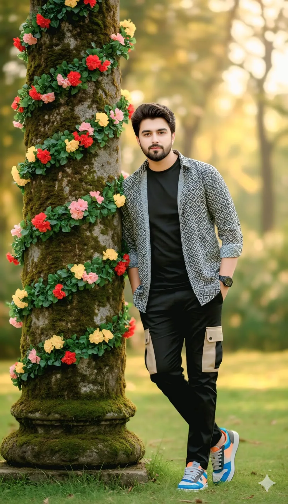 Casual Elegance in Nature