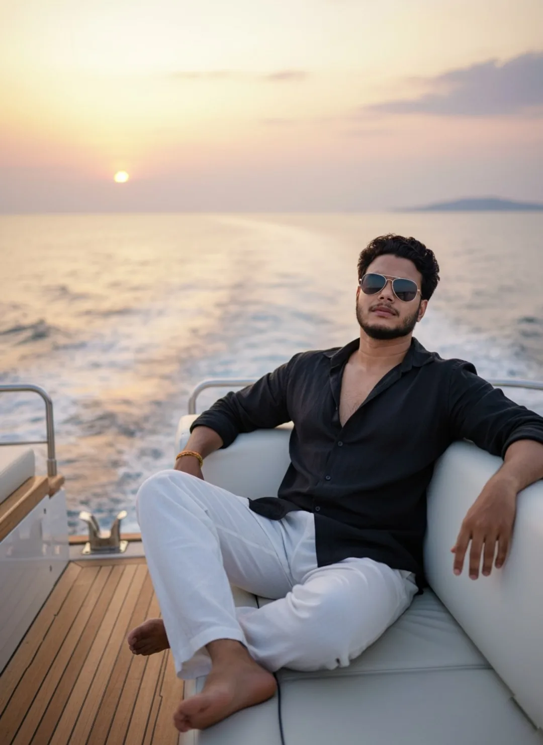 Yacht Sunset Recline🛑🌹