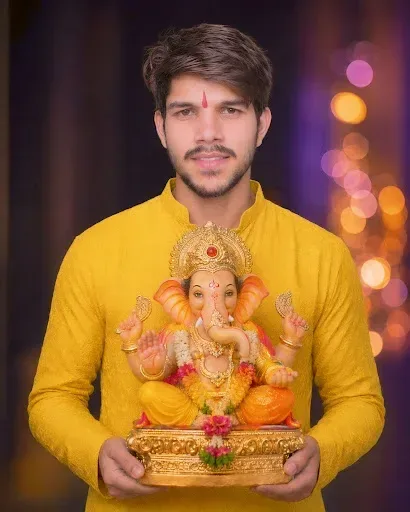 With Ganesh ji