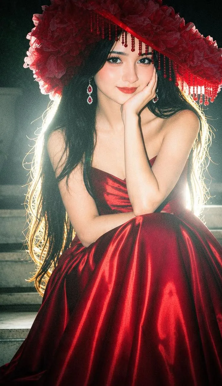 Crimson Dream — The Enchanted Red Rose Princess