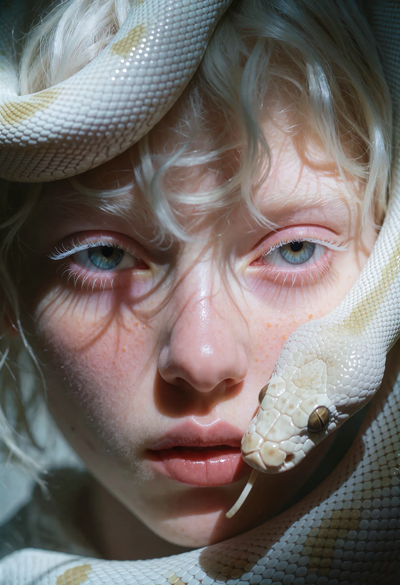 The Albino Serpent's Gaze