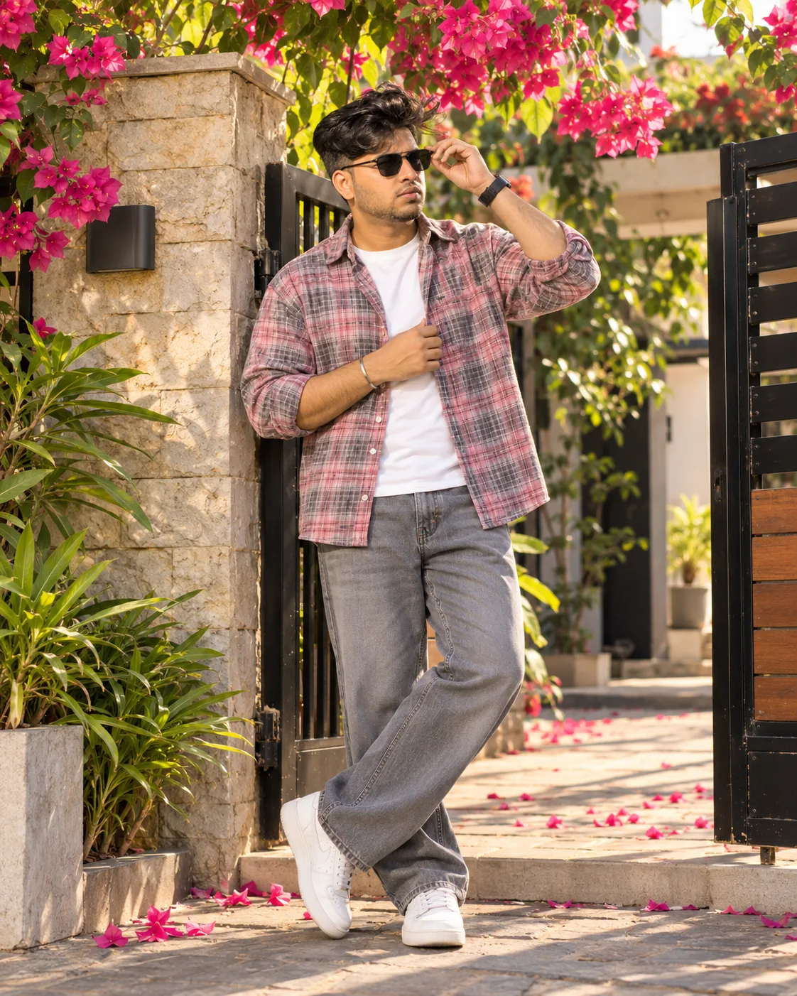 Bougainvillea Gate Portrait