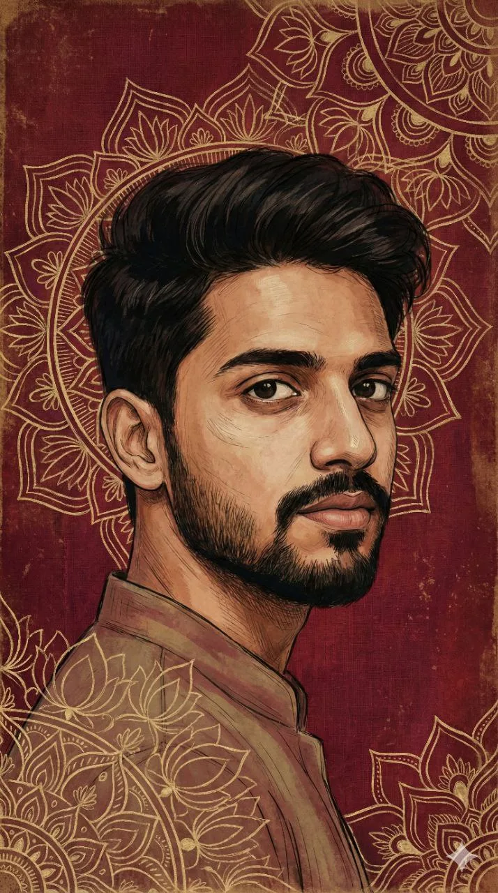 Vertical Artistic Portrait Pinterest Style