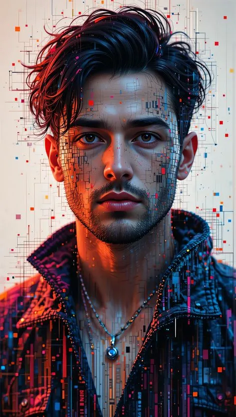 Cyberpunk Glitch Art