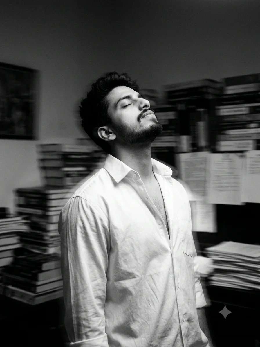 Black & White Lost Soul Portrait