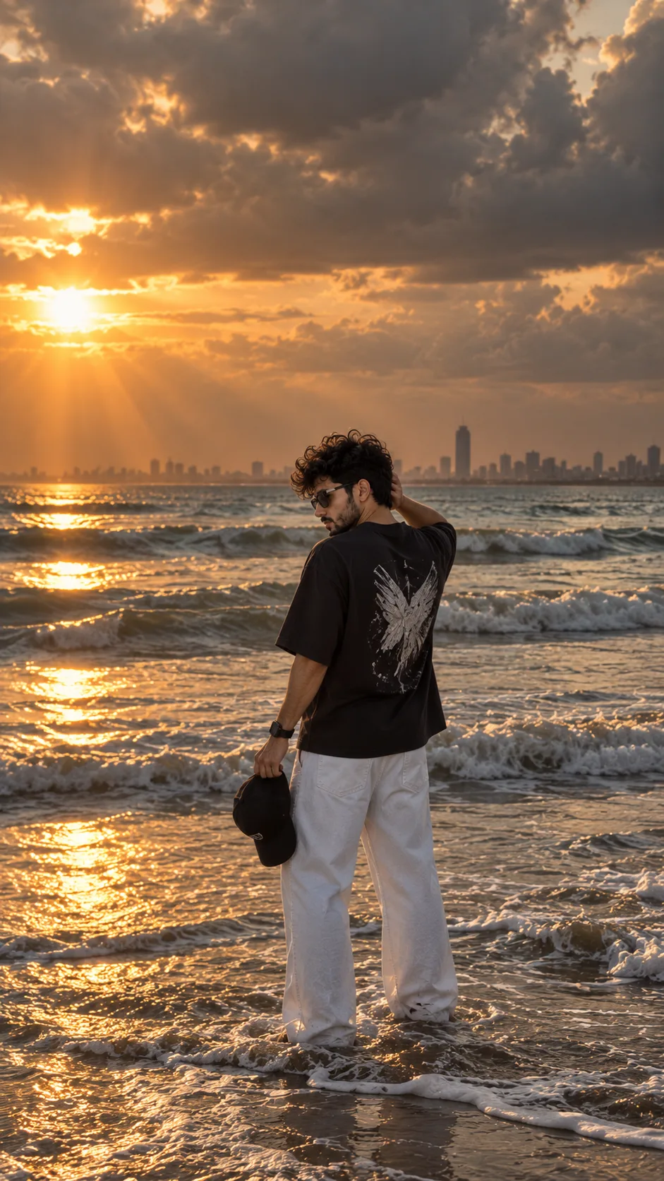 Sunset Beach Portrait Prompt