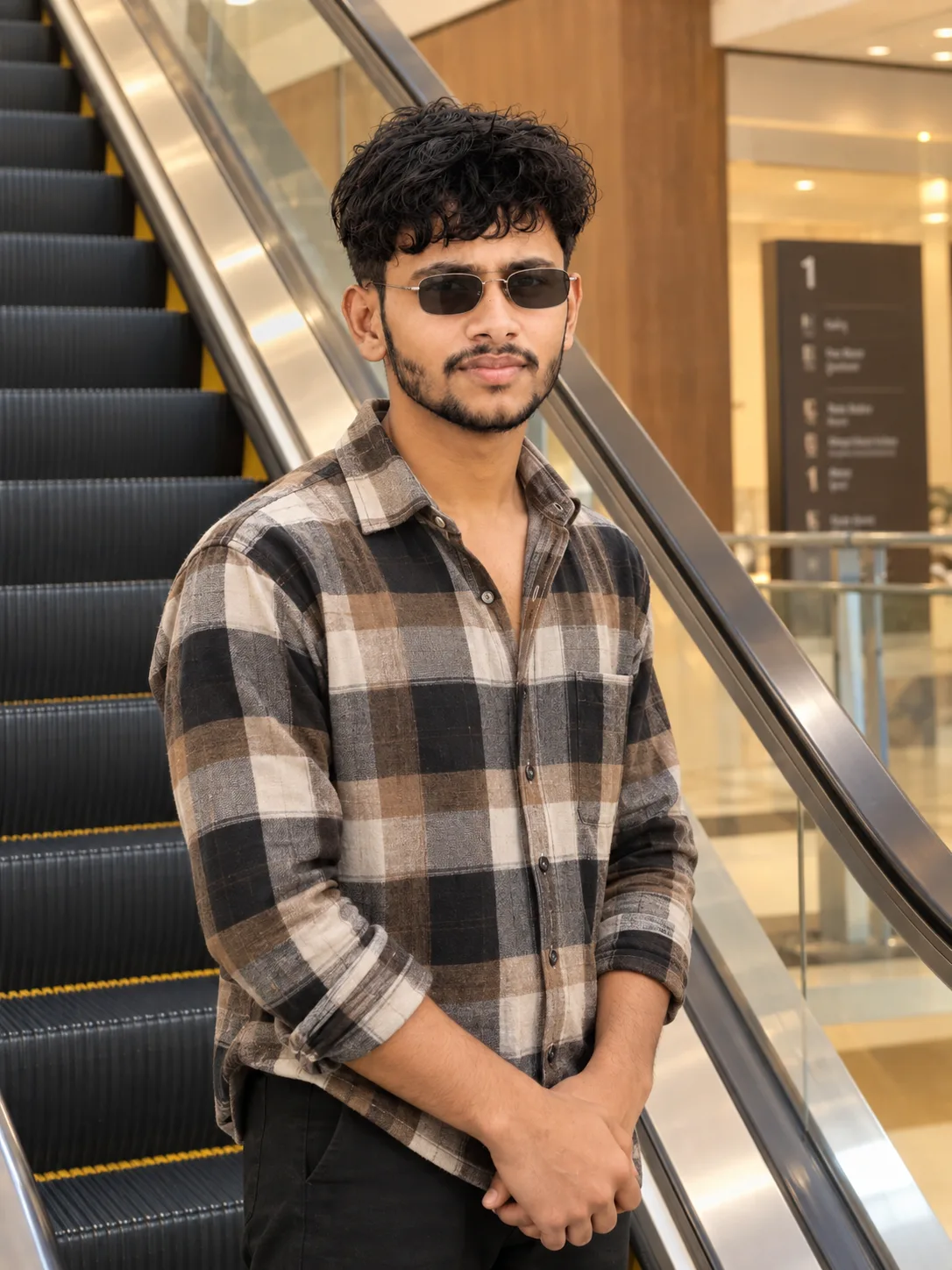 Escalator Portrait