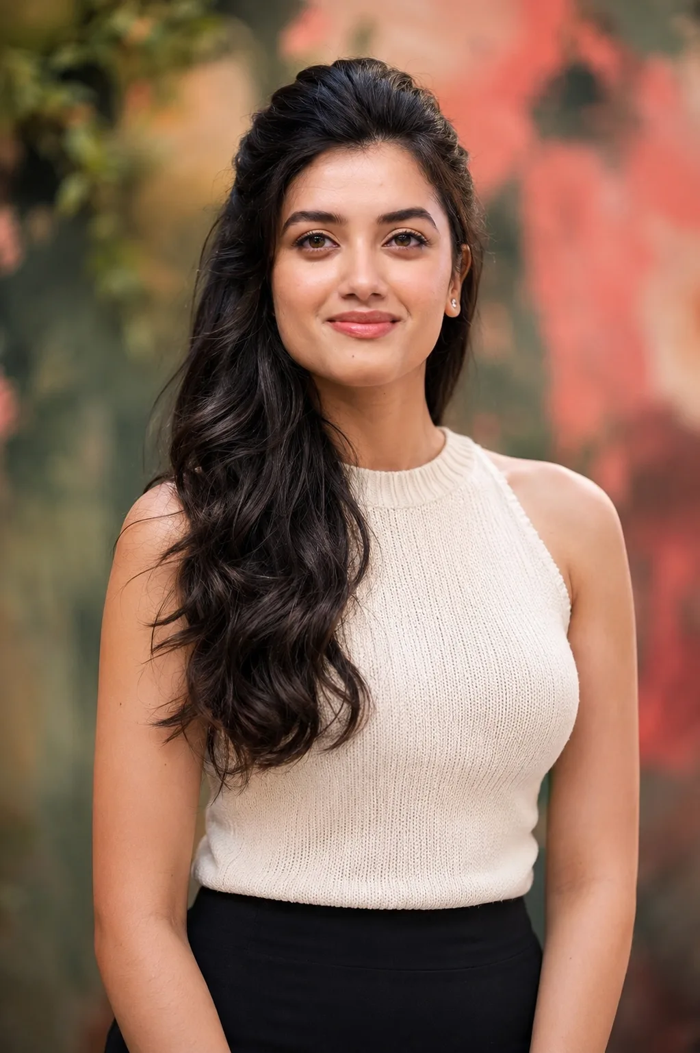 ultra-realistic cinematic portrait of young indian woman preserving identity