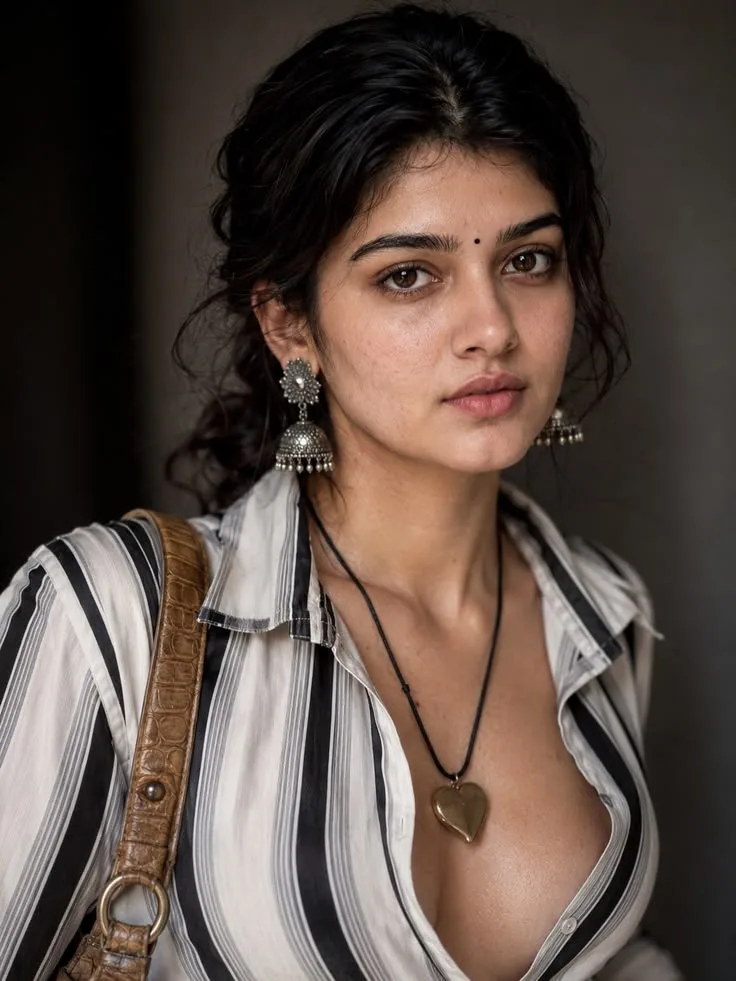 Natural Indian Portrait – Traditional & Modern Aesthetic