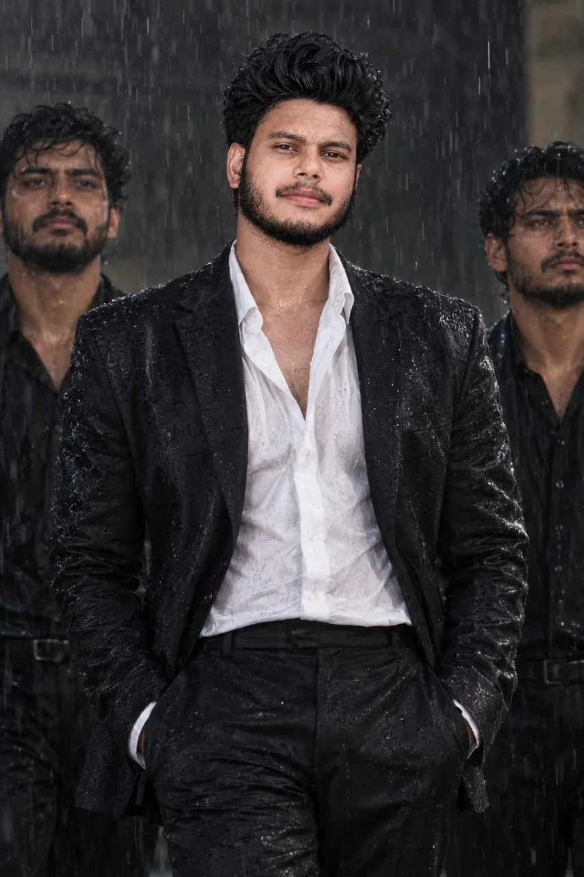 Rain-Drenched Intensity