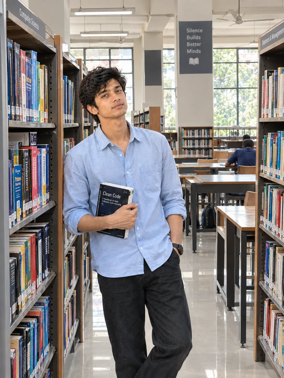 Realistic Boy Library Indoor Sharp BG