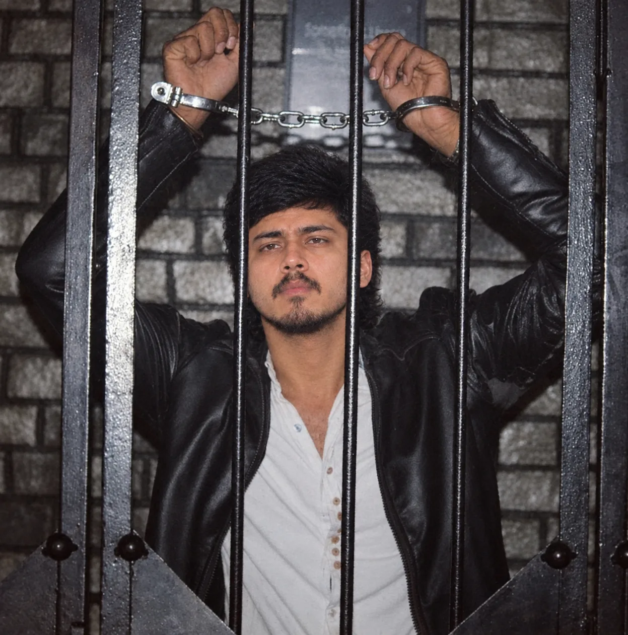 Behind the Bars — Cinematic Prison Portrait