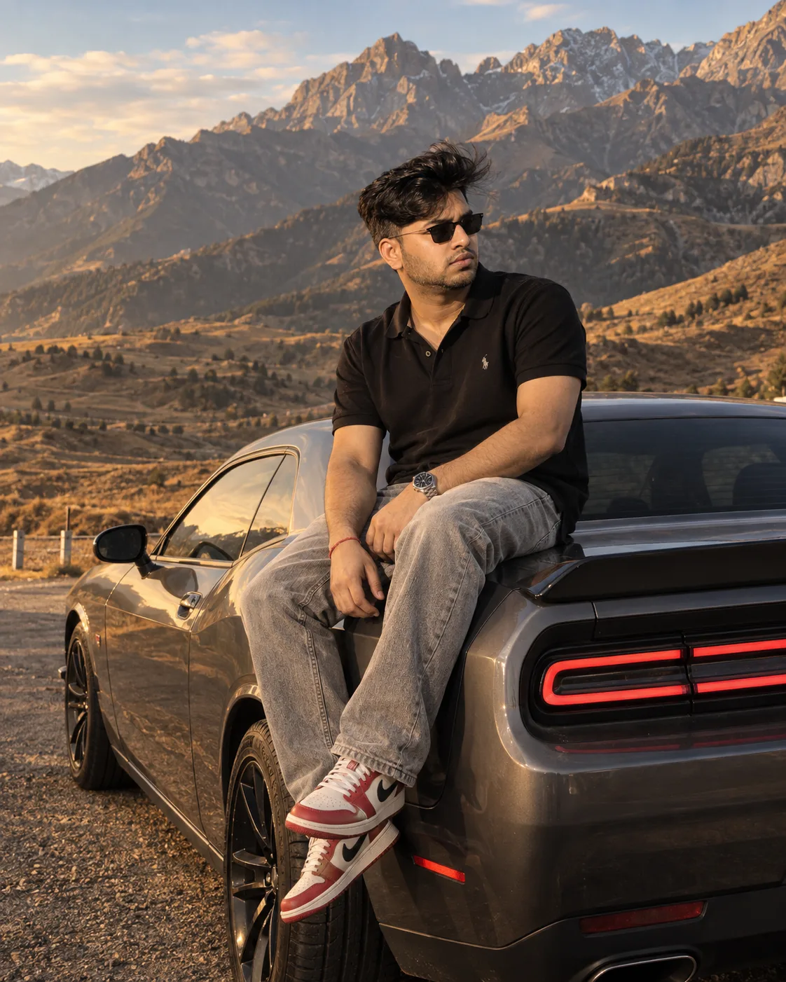 Mountain Drive Luxury Portrait