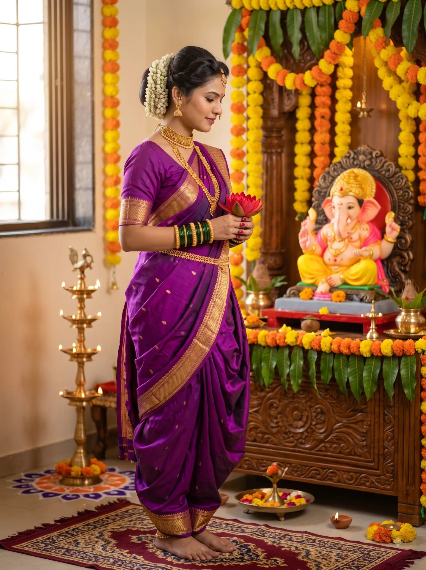 Ganesh Chaturthi Special Image Generation AI Prompt