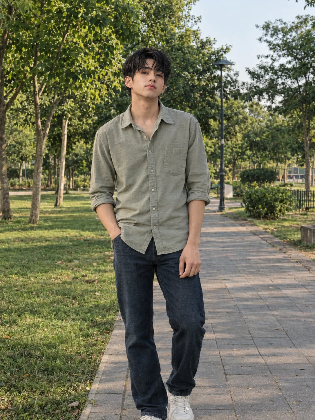 Natural Cinematic Boy Detailed Face Lock