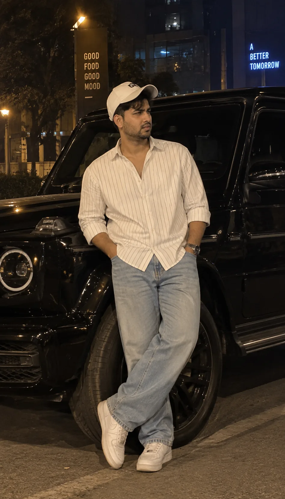 Midnight Luxury Street Style