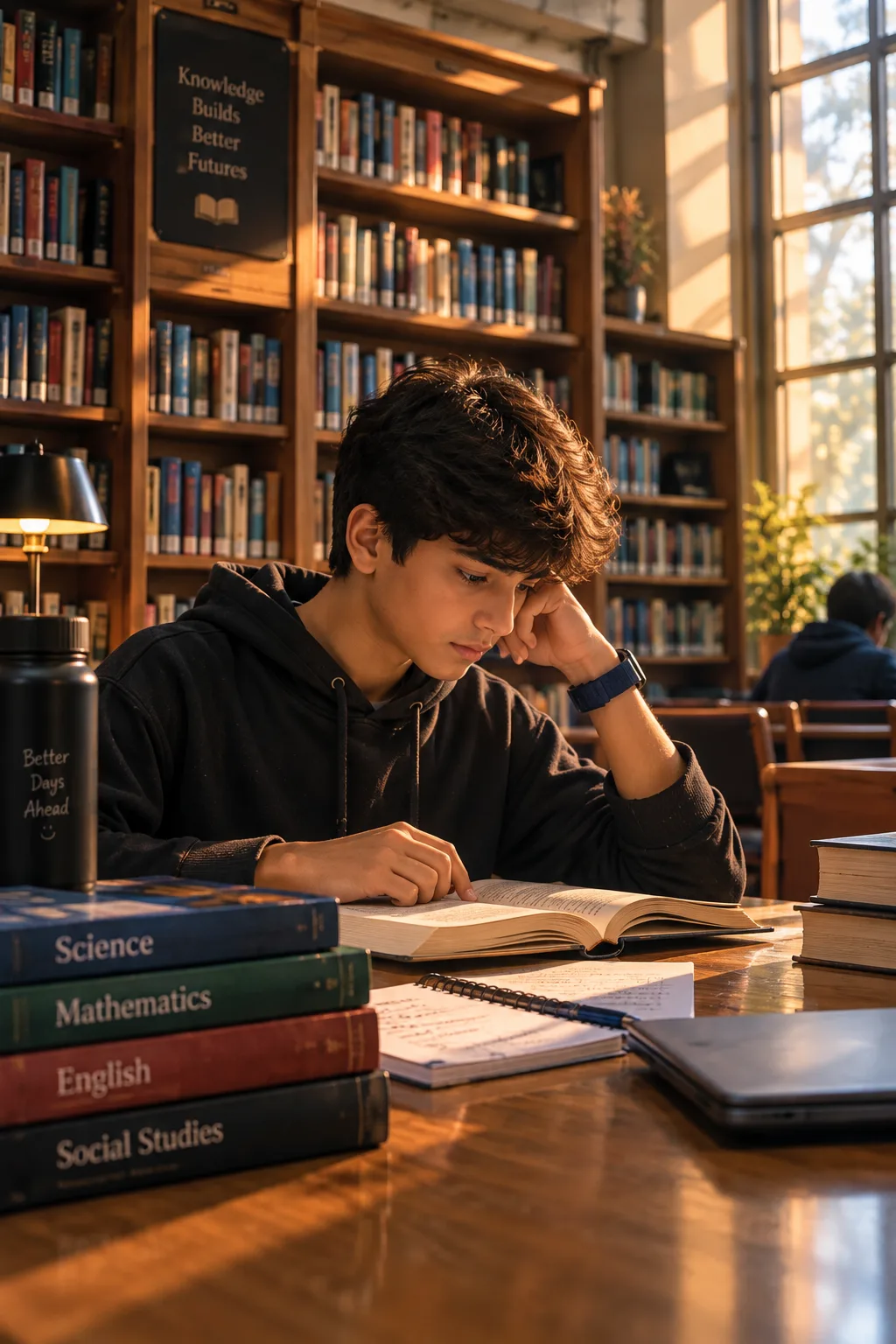 Peaceful Library Moments