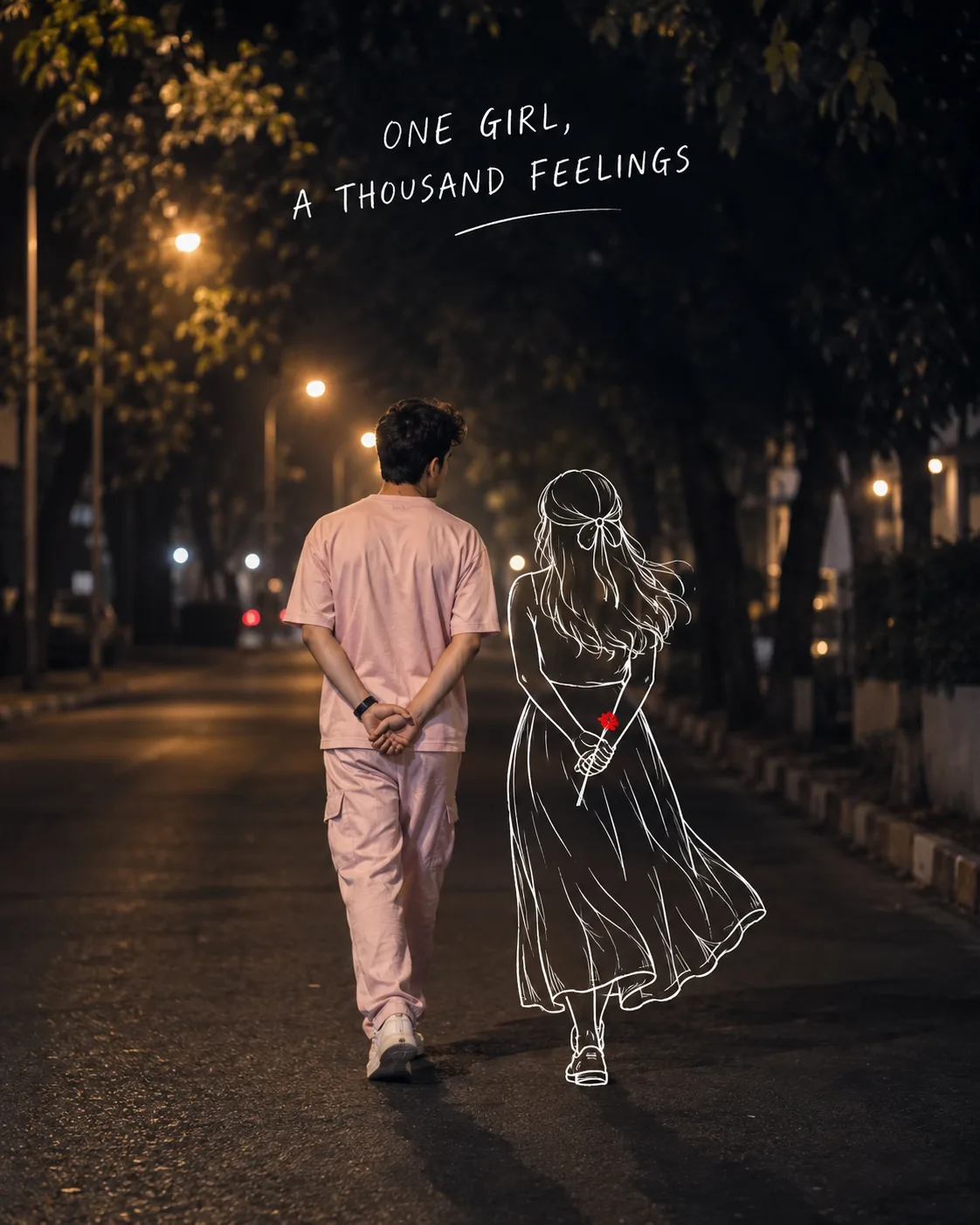 Ultra realistic cinematic couple portrait