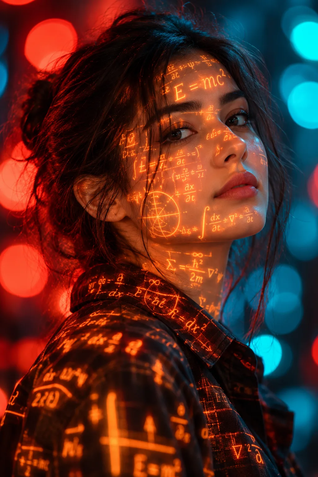 Quantum Glow: The Cyberpunk Equation