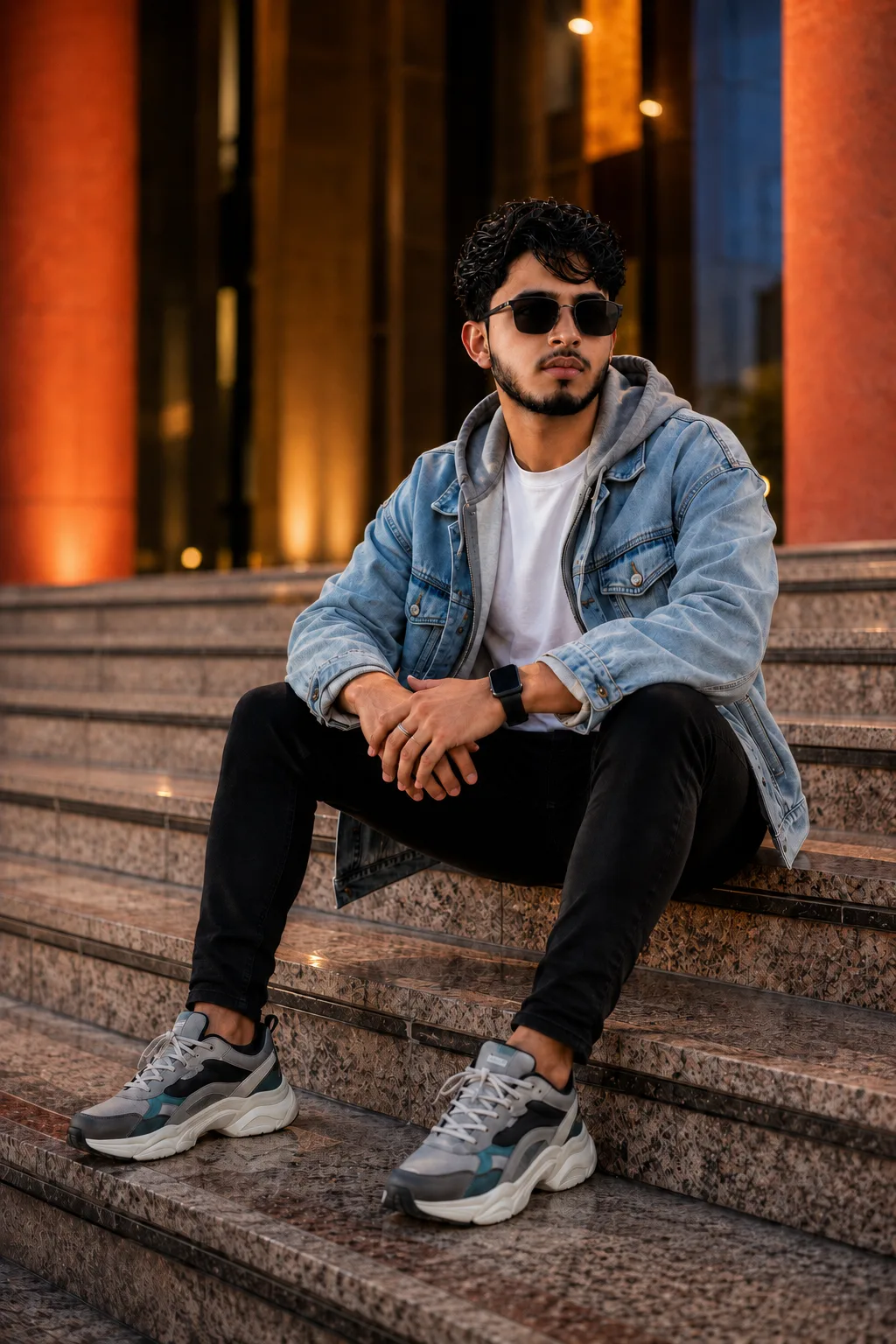 Urban Steps – Cinematic Street Style Portrait