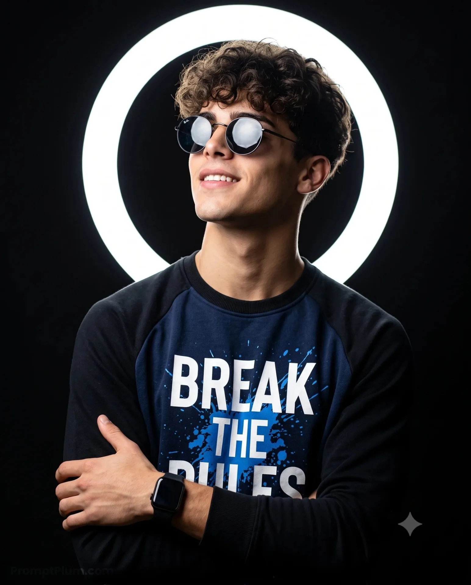 Boy Neon Ring Light Profile.