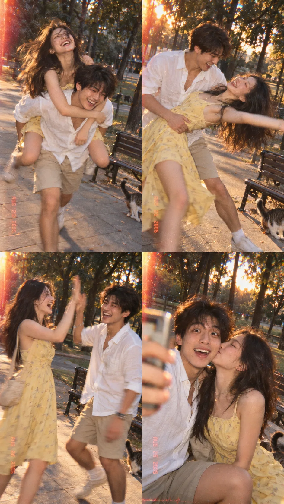 Ultra realistic cinematic portrait of a young Couple