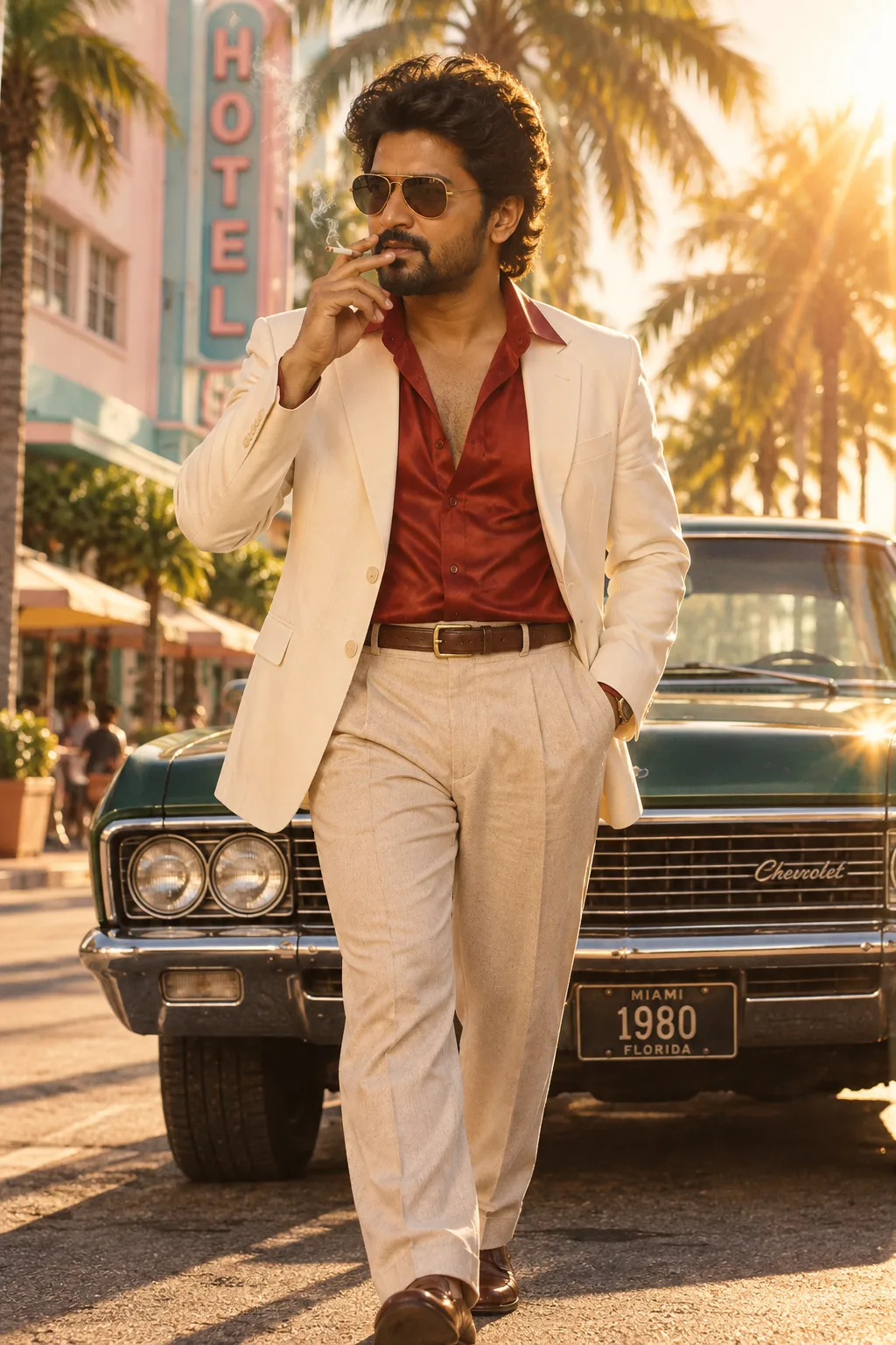 Retro Miami Vibes 🌴 | Vintage Fashion Editorial
