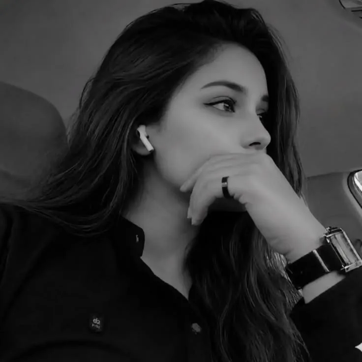 Cinematic Black & White Deep Thought Portrait