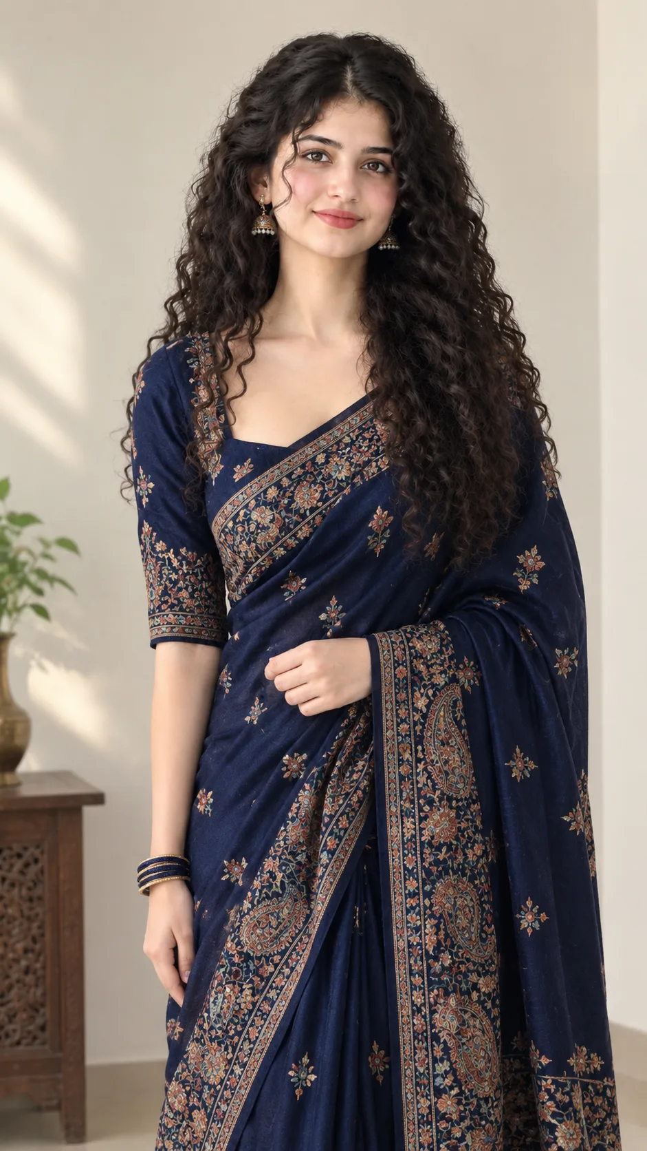Midnight Blue — A Timeless Indian Elegance