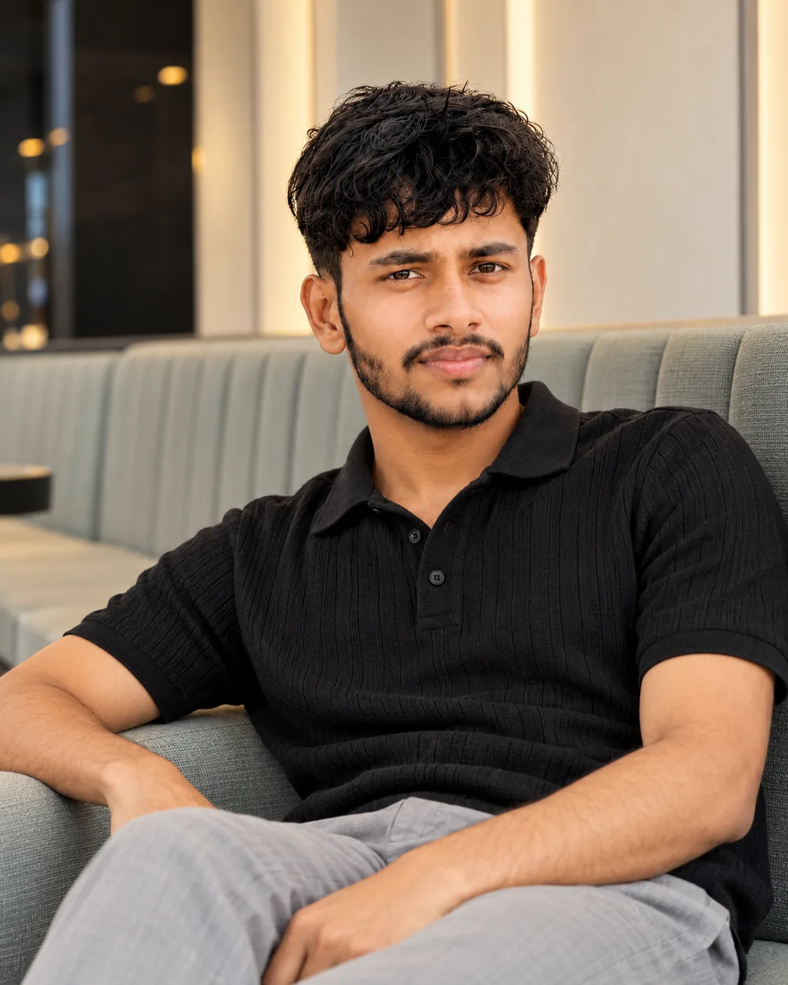 Modern Editorial Lounge Portrait