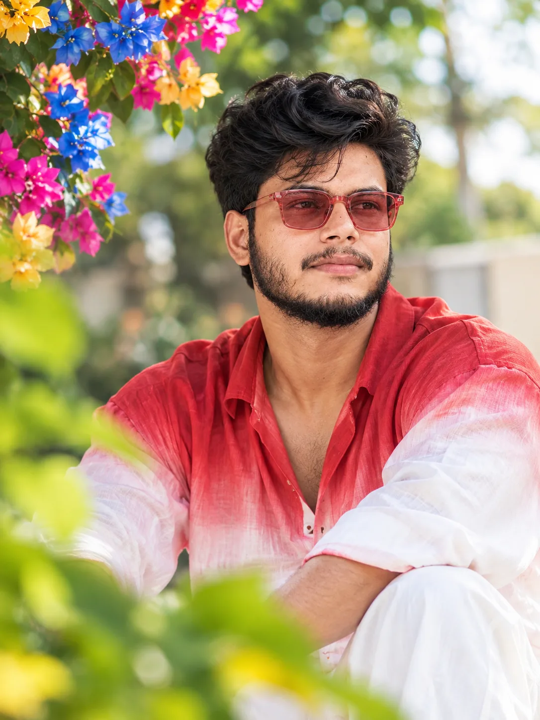 Vibrant Garden Gaze