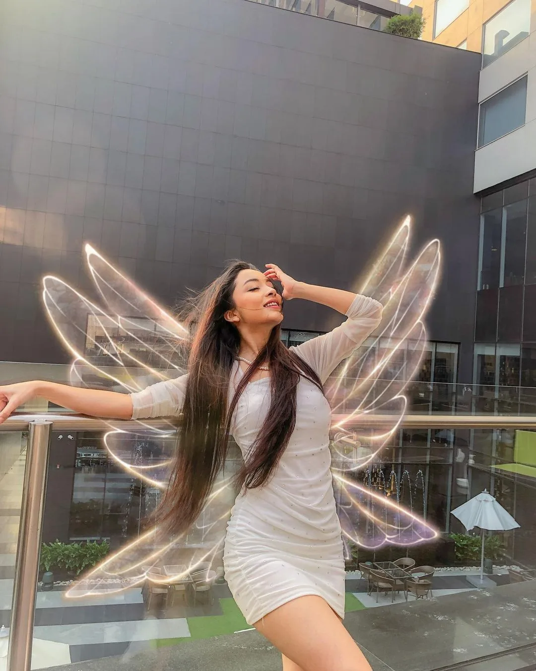 Magical Butterfly Light Pose