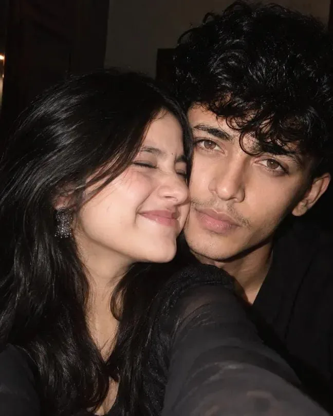 Close-Up Selfie of a Cute Young Couple Posing Together