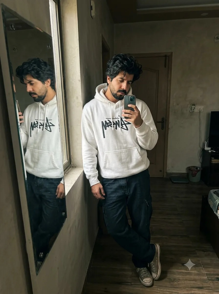 Glooomyboy mirror selfie