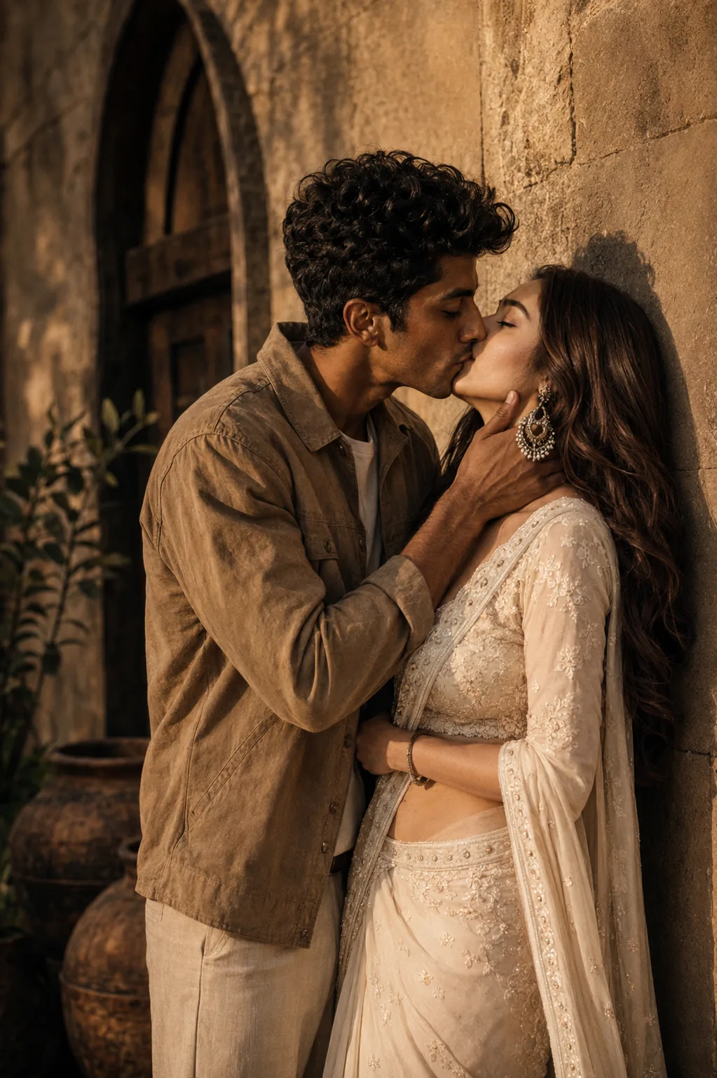 Ultra realistic cinematic romantic couple