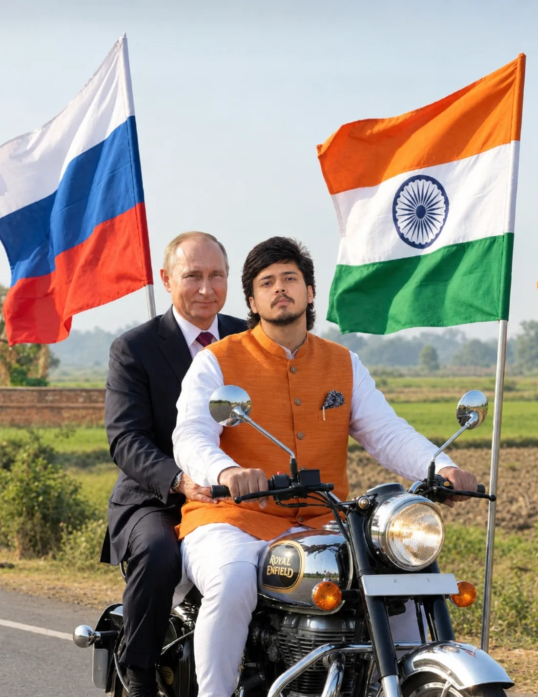 India–Russia Friendship – Royal Enfield Journey