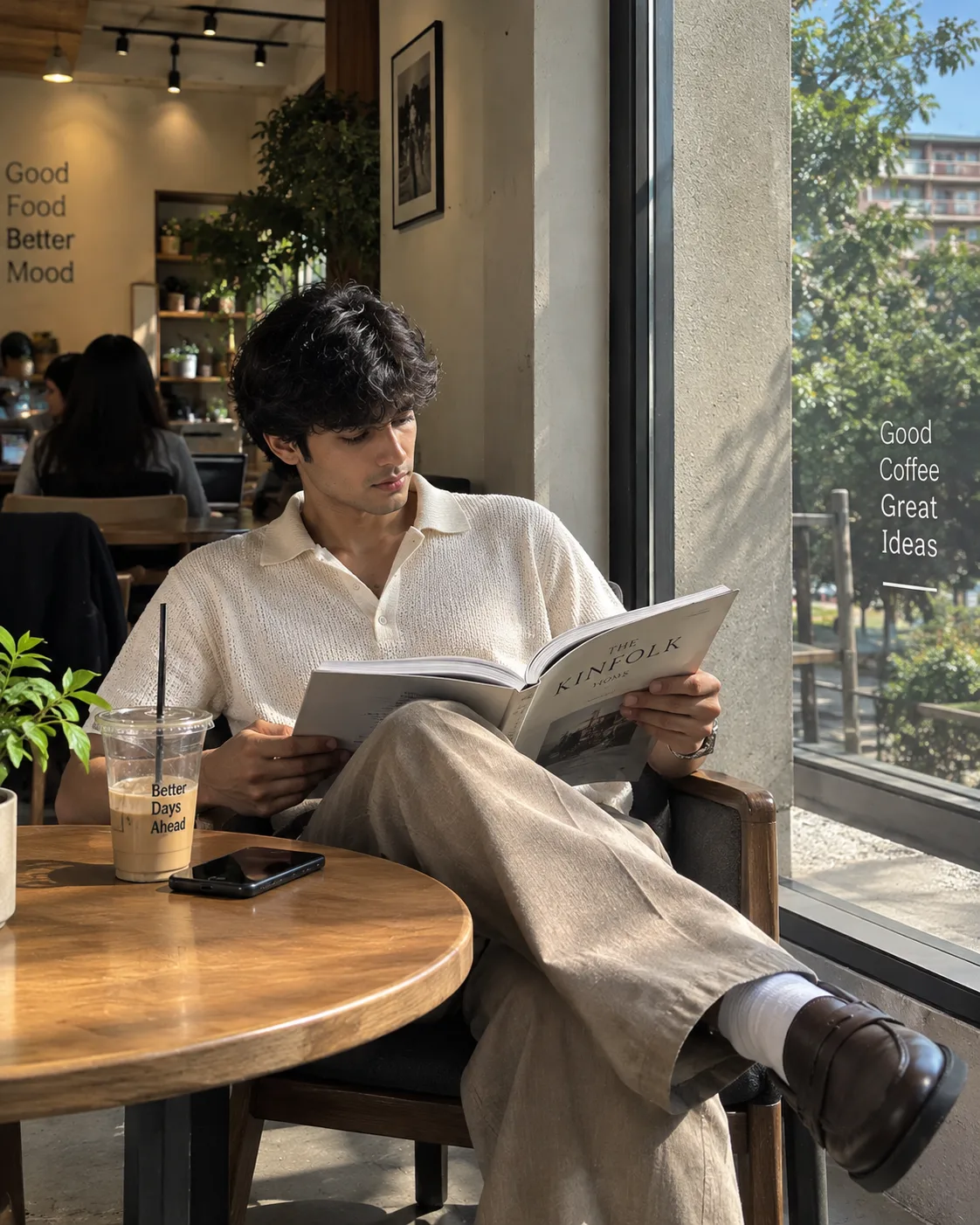 Sunlit Café — Quiet Luxury