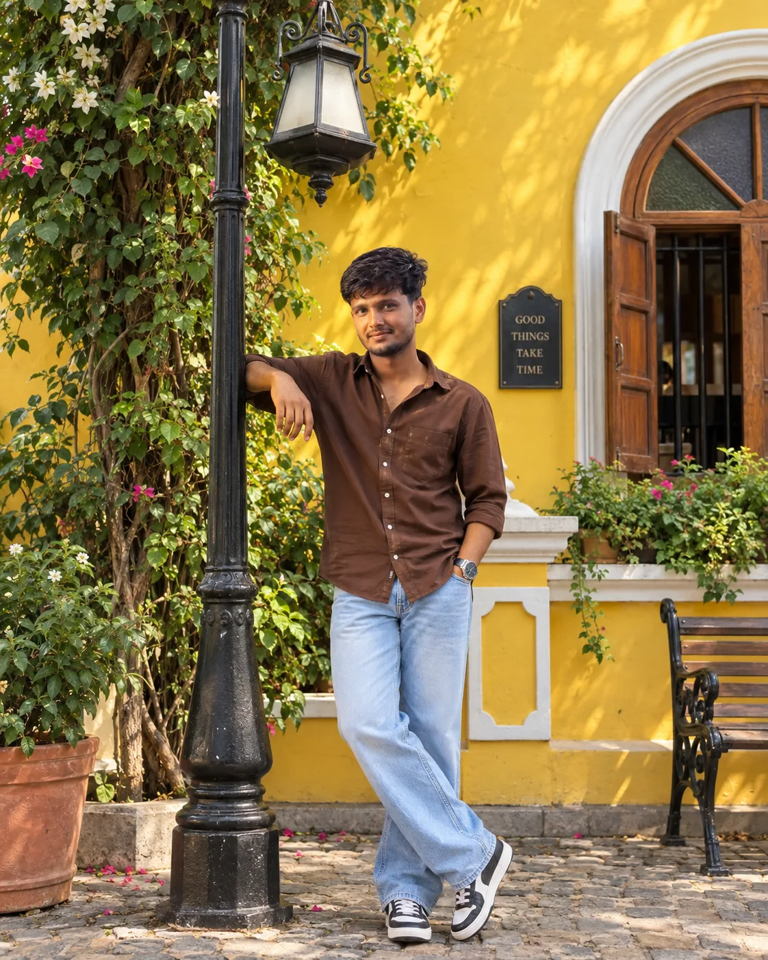Yellow house