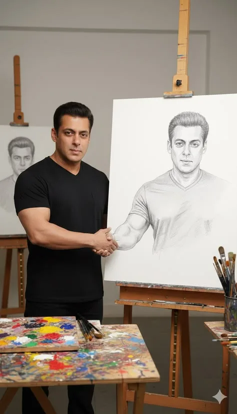 Handshake With My Sketch